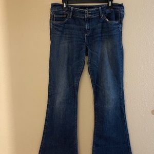 Abercrombie and Fitch Stretch Jeans, Boot Cut Flare, Size 10